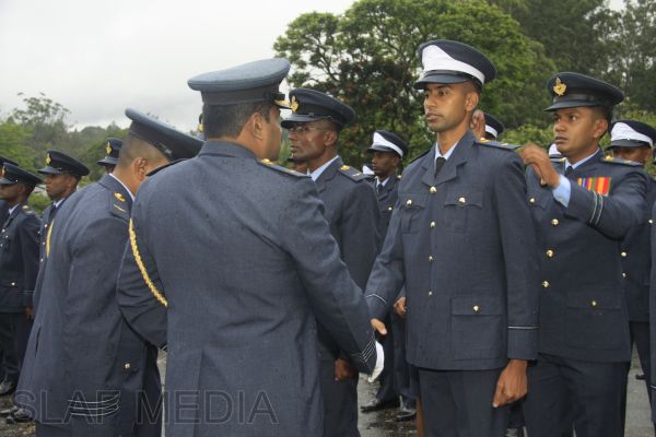 The Commissioning and Passing Out Parade at SLAF Diyatalawa